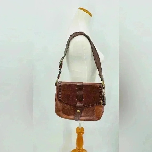 Coach Julia Thick Leather Handbag, Purse Boho - Picture 1 of 16